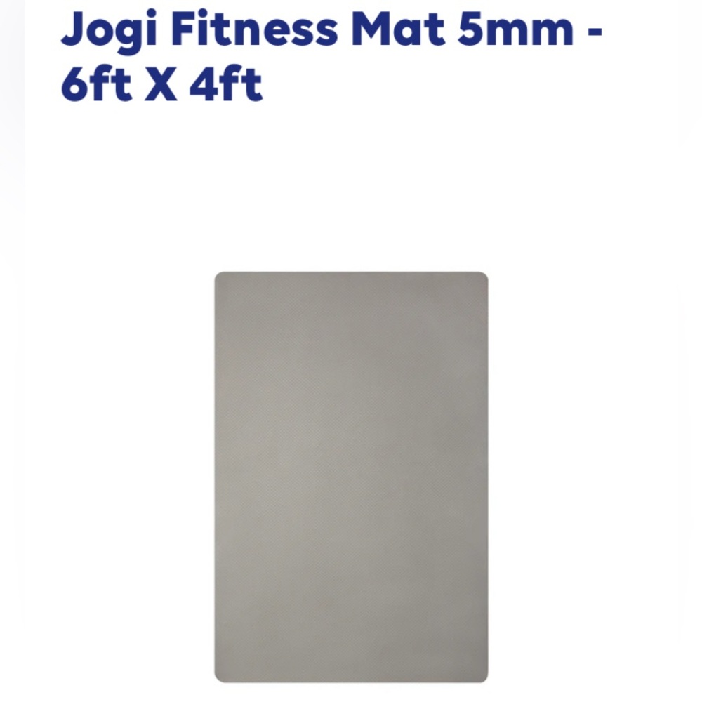 Grey large JOGI brand yoga mat
